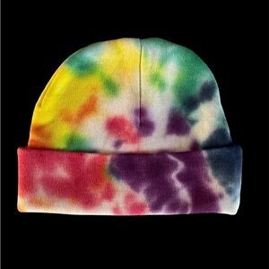 Bright and Colorful infant tie dye beanie💜👶
